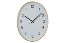 Elko Oval Wall Clock Gold