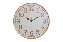 Vitus Wall Clock - White Wood