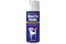 Rust Oleum Direct To Plastic 400Ml Gloss White