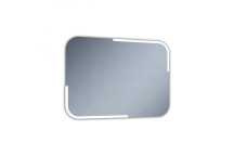 Porto De Mist LED Mirror Complete With Shaver Pocket 700 x 500mm