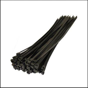 Cable Ties 8\" Black (100)