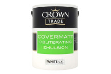Crown Trade Obliterating Covermatt 5L White