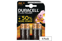 Duracell Plus AA Batteries - 4 Pack