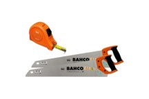 Bahco Twin Pack Saw  Measuring Tape 5M