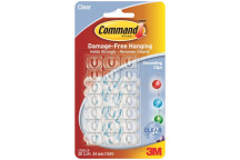 Command Clear Decorating Clips Value Pack