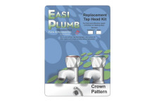 Easi Plumb Replacement Tap Head Kit Crown Pattern 1/2\"