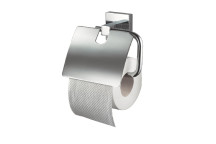 Mezzo Toilet Roll Holder With Lid Chrome