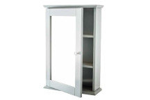 New England Single Door Cabinet Grey
