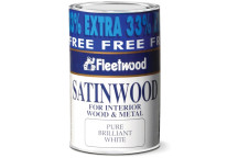 Fleetwood Satinwood 750ml + 1/3 Free White