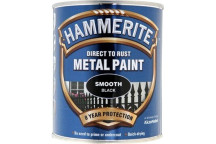 Dulux Hammerite Smooth Black 750Ml +1/3 Free