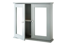 New England Double Cabinet Grey