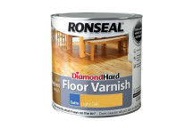 Ronseal Diamond Hard Floor Varnish 2.5L Satin Light Oak
