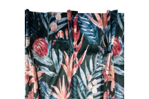 Scatterbox Tasmin Curtains 90\" X 90\" Teal / Pink P / Pleat