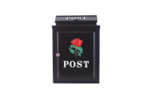 Postzone Red Rose Diecast Post Box