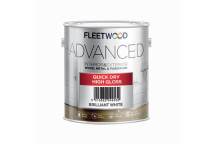 Fleetwood Advanced Quick Dry Gloss 2.5L Brilliant White