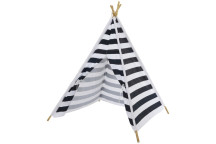 Teepee Tent Navy/White Stripes
