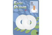 Easi Plumb White Rad Pipe Covers 1/2\" (2)