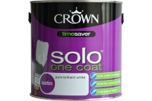 Crown Solo One Coat Satin Brilliant White 2.5L