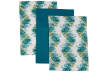 Winter Palm S/3 Tea Towels
