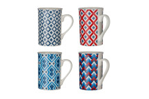 Set of 4 Austin Mugs - 270ml - Porcelain