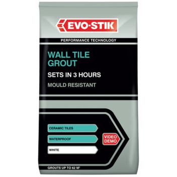 Evo-Stik Tile A Wall Grout 3Kgs White