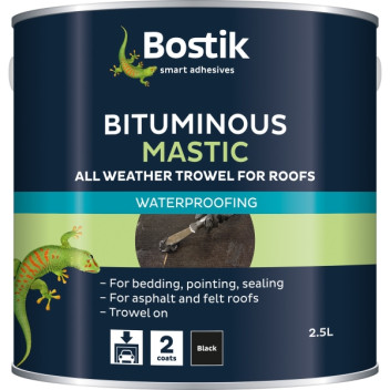 Bostik Waterproofing Black Paint 2.5L