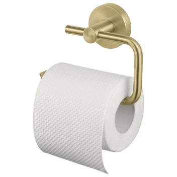 BG Haceka Kosmos Toilet Roll Holder Brushed Gold
