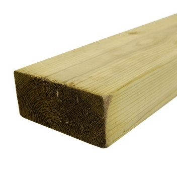 Rough Timber 2 x 1 1/2\" x 4.2M (14ft) - Treated