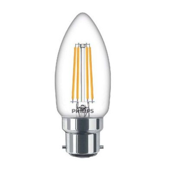 Philips Led Candle Bulb 40W BC 3 Pack
