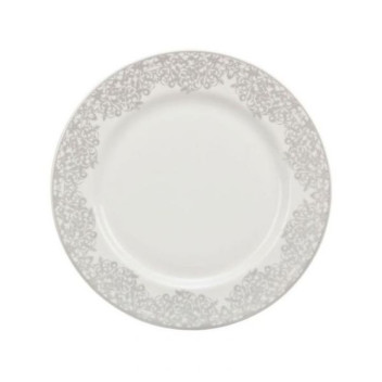 Denby Monsoon Filigree Silver Salad Plate
