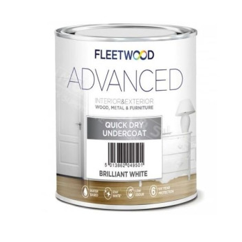 Fleetwood Advanced Quickdry Undercoat 5L Brilliant White