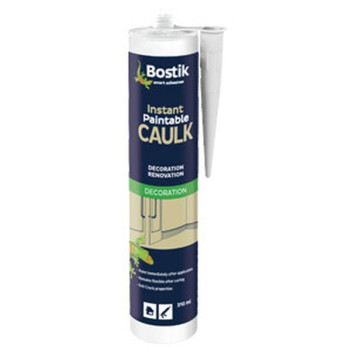 Bostik Instant Paintable Caulk White 310ml
