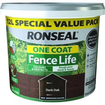 Ronseal One Coat Fencelife 12L Forest Green