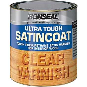 Ronseal Ultra Tough Satincoat 2.5L Clear Varnish