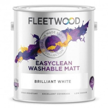 Fleetwood Easyclean Washable Matt 2.5L White
