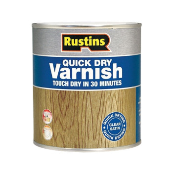 Rustins Satin Varnish 1L Walnut