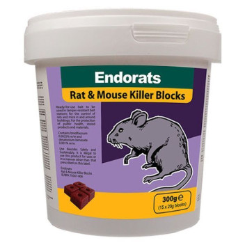 Endorats Rat & Mouse Killer Blocks 300G
