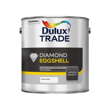 Dulux Trade Diamond Eggshell Medium Base 2.5L