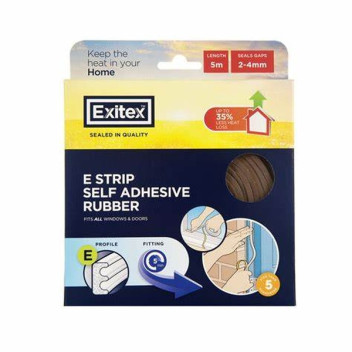 Exitex Self Adhesive E Strip 5M White