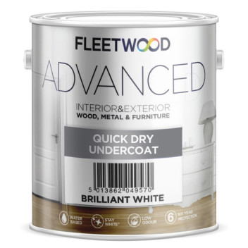 Fleetwood Advanced Q/D Undercoat 1L Brilliant White