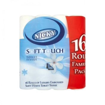 Nicky Soft Touch Toilet Rolls (16)