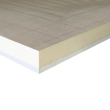 Insulated Plasterboard 8 x 4 x 1/2\" 38mm