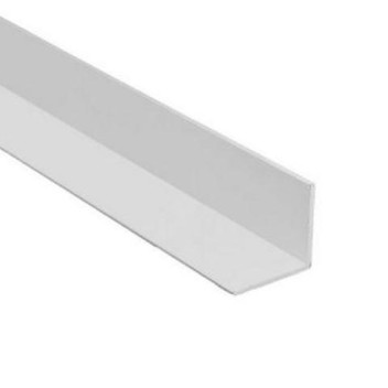 White Rigid PVC Angle  2\" X 2\"  5M
