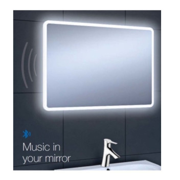 Aqualla Linea Plus Live Led Mirror 800 X 600mm Bluetooth