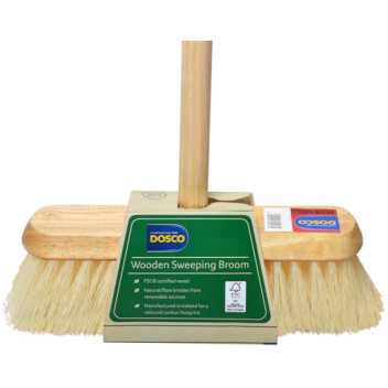 Dosco Major Stiff Wooden Handle Broom 30014