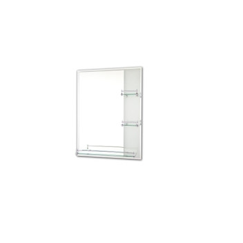 Tema Etched Mirror 80 X 60cm With 3 Shelves