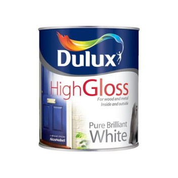 Dulux High Gloss Pure Brilliant White 750ml