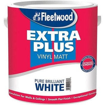 Fleetwood Extra Plus Vinyl Matt 2.5L Brilliant White