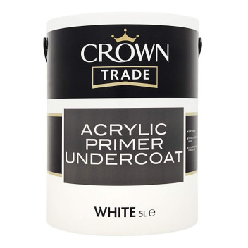 Crown Acrylic Primer Undercoat 5L White
