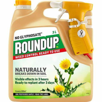Roundup Natural Weedkiller Rtu 3Lt